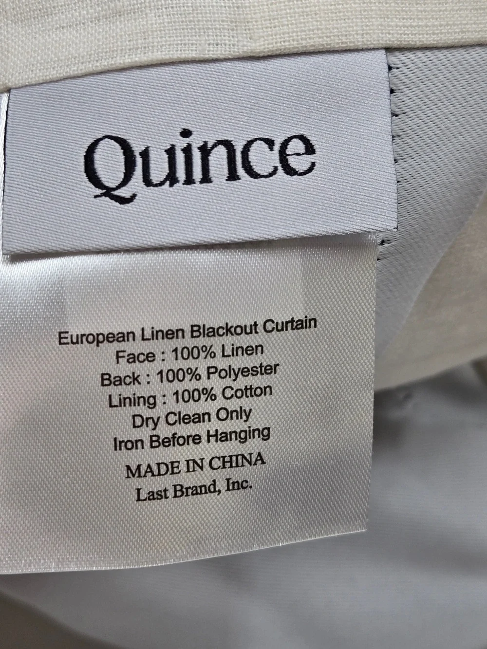 Quince includes 48x96